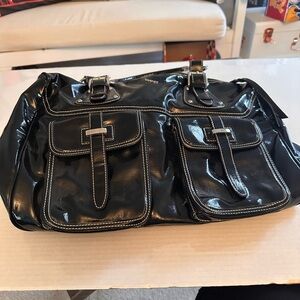 DKNY Glossy Black Bag